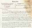 Lettre adressée en 1937 à Meyer Hatchwell