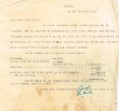 Lettre adressée le 16/02/1937 à Jacob Hatchwell