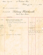 Facture rédigée le 17/05/1940 pour A. Hatchwell