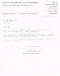 Lettre adressée le 02/04/1969 à A. Hatchwell de Brighton