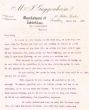 Lettre adressée le 01/03/1912 à Sidney Hatchwell