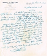 Lettre adressée le 14/08/1949 à Elias Hatchwell