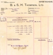 Facture rédigée le 24/10/1933 pour Salomon Benmoyal de Mogador