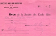 Reçus rédigés en 1938 pour Emile Crévolin