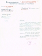 Lettre publicitaire envoyée le 18/02/1933