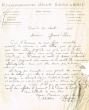 Lettre adressée le 20/08/1929 à Mr GrandPierre