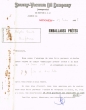 Relevé de compte envoyé le 17/03/1938 à Emile Crévolin