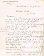 Lettre adressée le 26/07/1921 à Mr Caron de Meknès