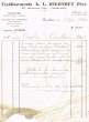 Notes de Garage rédigées le 07/05/1932 pour Mr Crévolin