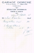 Facture rédigée le 30/09/1936 pour Mr Crévolin