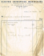 Facture rédigée le 27/12/1936 pour Mr Crévolin