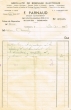 Facture rédigée le 20/03/1936 pour Mr Crévolin