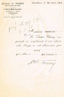 Note d'honoraires adressée le 29/06/1936 à Mr crévolin