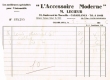 Facture rédigée le 03/03/1936 pour Mr crévolin