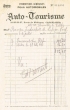 Facture rédigée le 10/07/1925 pour Mr Crévolin