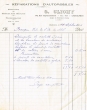 Facture rédigée le 10/09/1926 pour la Banque Industrielle de l'Afrique du Nord