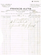 Facture rédigée le 23/01/1926 pour Mr Crévolin