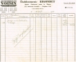 Facture rédigée le 31/08/1931 pour Mr Crévolin