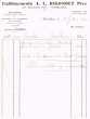 Facture rédigée le 09/07/1932 pour Mr Crévolin