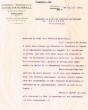 Lettre adressée le 20/07/1952 au Chef des Services Municipaux de Mogador
