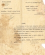 Lettre adressée le 20/11/1931 à Hassiba Lévy