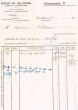 Facture rédigée en 1930 pour Braham El Kaim