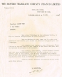 Lettre adressée le 05/06/1946 à Abert Toby de Mogador