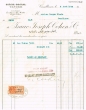 Facture rédigée le 03/08/1932 pour Bergum Elcaim de Casablanca