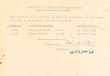 Récépissé de remise aux destinataires du 24/04/1952