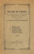 Recueil de thèmes pour la préparation aux diplômes d'Arabe et de Berbère