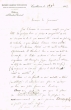 Lettre adressée le 29/10/1927 au Gouverneur de la Banque de France