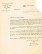 Lettre adressée le 09/03/1954 aux Présidents des Organismes Agricoles de Meknès