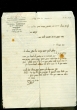 Lettre adressée à Barukh Tolédano