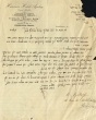 Lettre adressée à Mordéchaï Corcos