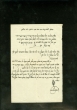 Lettre adressée à Yoshua Corcos