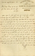 Lettre adressée à Shmuel Abendanan
