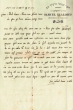 Lettre adressée à Shmuel Abendanan