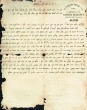 Lettre adressée à Shmuel Abendanan
