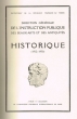 Historique (1912 - 1930) de la Direction Générale de l'Instruction Publique, des Beaux-Arts et des Antiquités