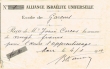 Reçus rédigés pour les fils Corcos
