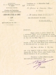 Courrier adressé le 06/11/1947 à Isaac Chriqui