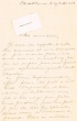 Lettre adressée le 29/07/1931 à M. Crévolin