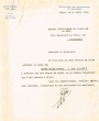 Lettre adressée le 15/04/1936 à E. Crévolin, Directeur de la Banque Industrielle de l'Afrique de Nord