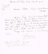 Lettre adressée le 19/12/1924 à E. Crévolin de la Banque Algéro-Tunisienne à Meknès