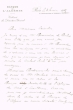 Lettre adressée le 03/02/1925 à E. Crévolin de la Banque Algéro-Tunisienne à Meknès