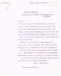 Lettre adressée le 27/03/1925 à E. Crévolin de la Banque Algéro-Tunisienne à Meknès