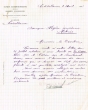 Lettre adressée le 06/08/1923 à Emile Crévolin de Meknès