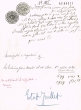 Document du tribunal Rabbinique de Mogador - 1885