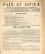 Paix et Droit