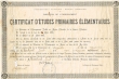 Certificat d'études primaires élémentaires de Mr Hatchevel Jacob